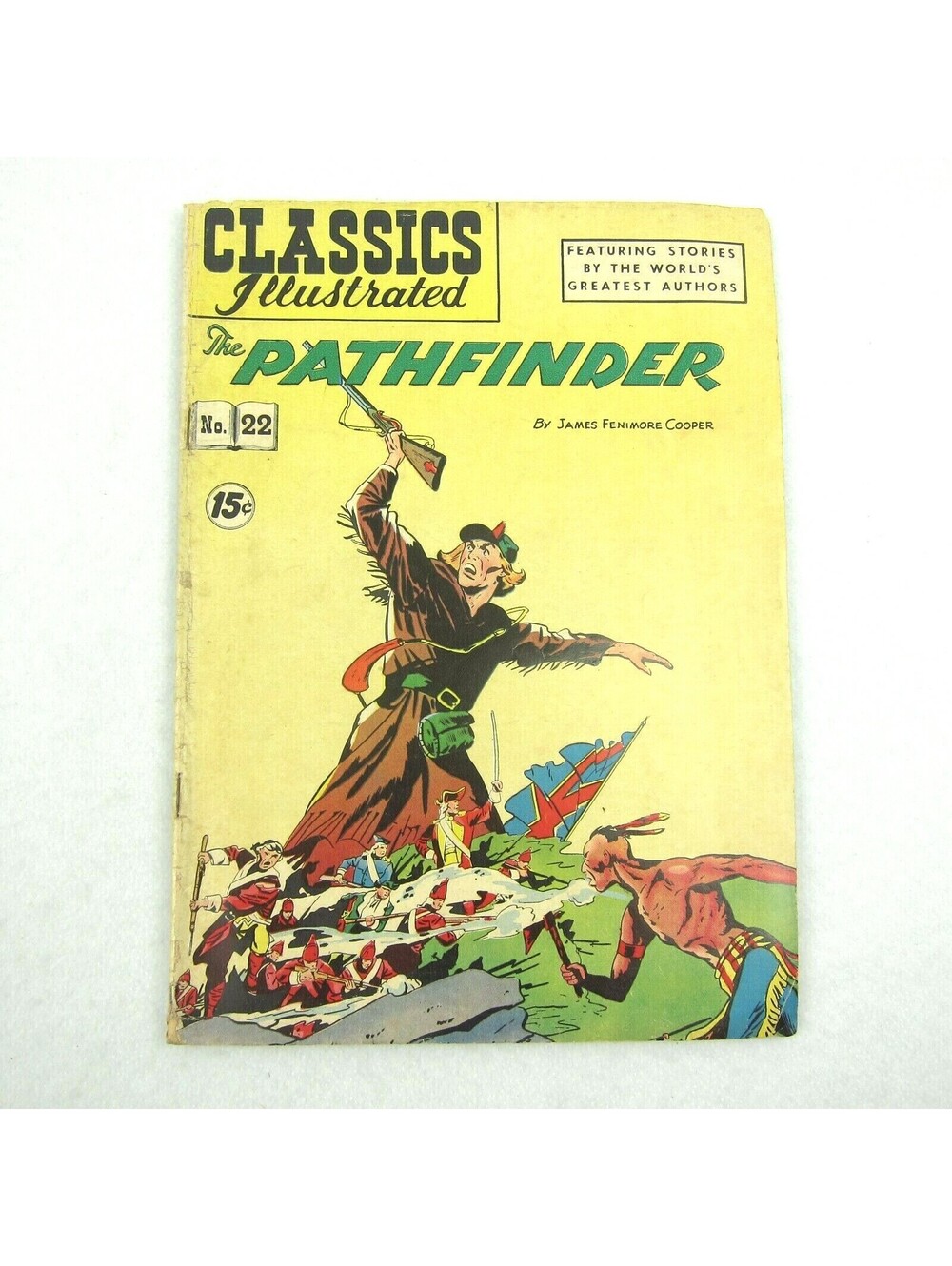 Vintage Classics Illustrated Comic Book #22 The Pathfinder James Fenimore Cooper